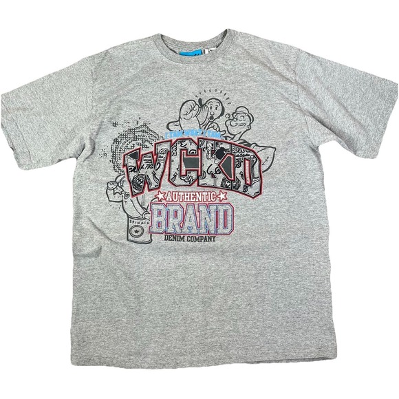 WCKD Other - Vintage Mens WCKD Authentic Collection Popeye‎ T-Shirt Medium Cotton Hip Hop